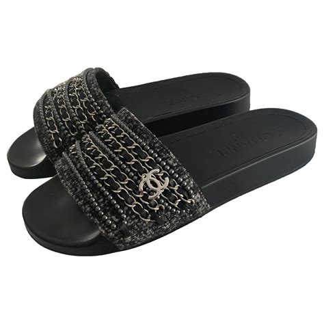 chanel pantoletten|chanel shoes outlet.